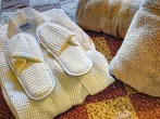 Robe and slippers Robe and slippers